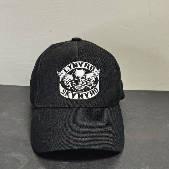 Vintage Lynard Skynard Winderland Hat Cap Classic Rock Unifit Regular Skull Logo - Picture 1 of 10